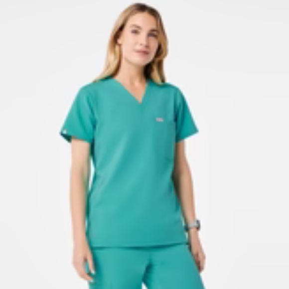 Women's Teal Scrub Set - Picture 2 of 10